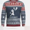 ho ho hoops womens basketball holiday ugly christmas sweater 1