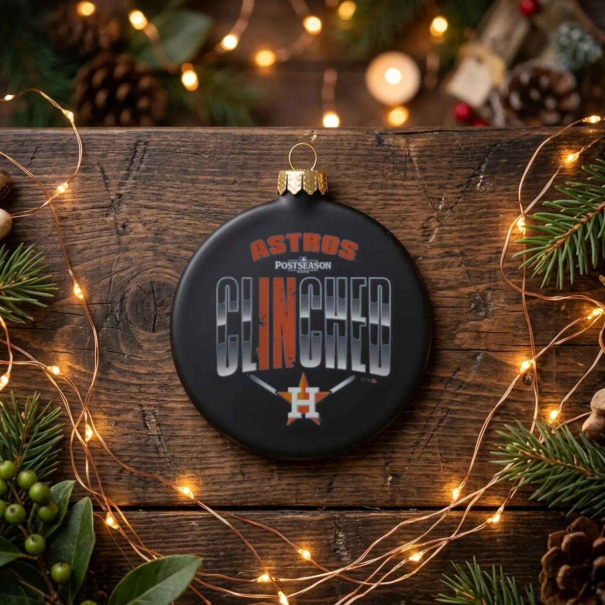Houston Astros 2026 MLB Postseason Locker Room T-Shirt - Design Preview