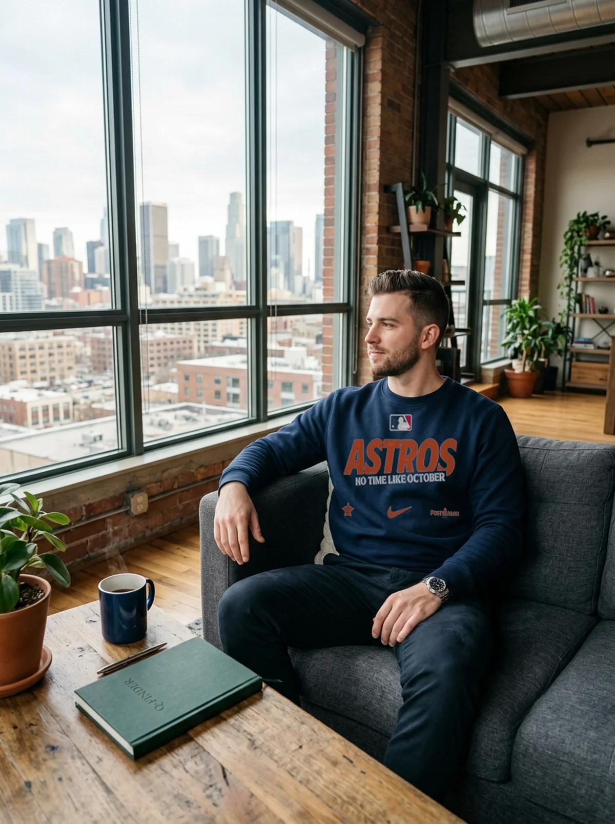 houston astros 2026 mlb postseason no time like october blue sweatshirt industrial loft houston astros 2026 mlb postseason no time like october blue sweatshirt industrial loft