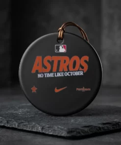 houston astros 2026 mlb postseason no time like october ceramic ornament