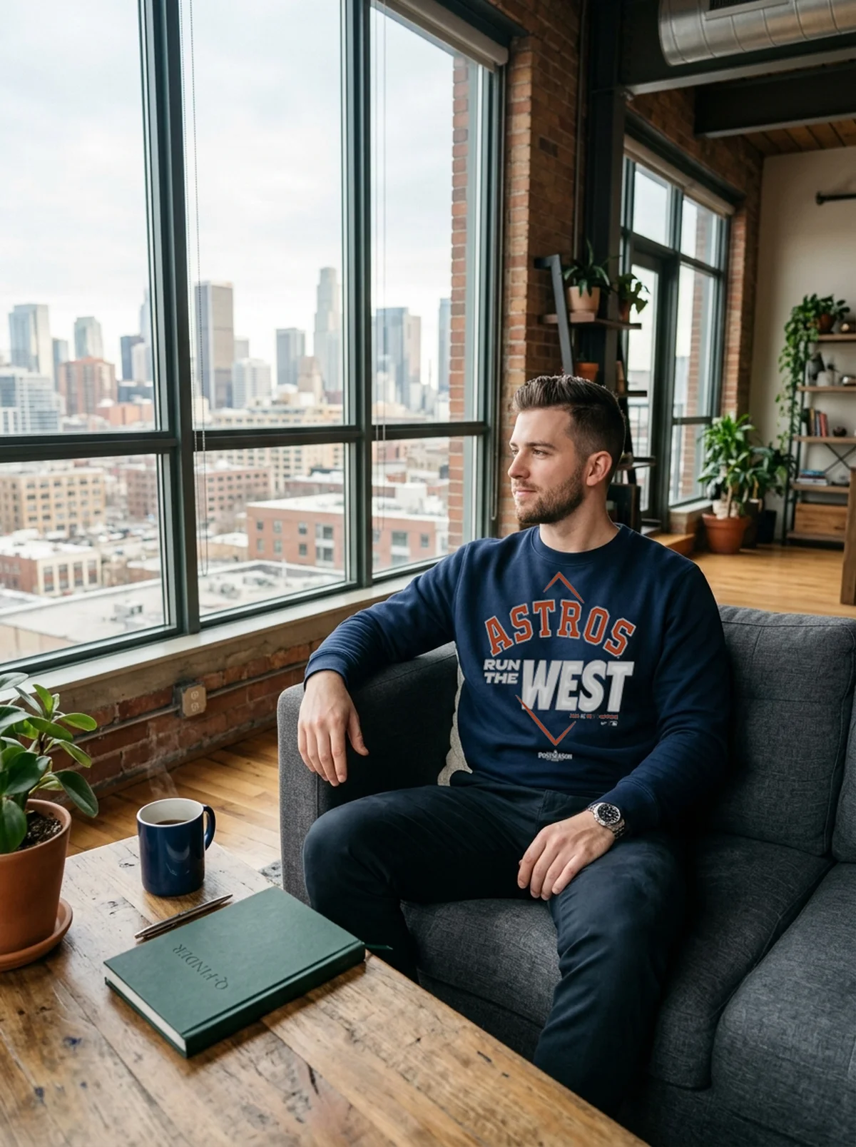 Houston Astros Nike 2026 AL West Division Champions Run The West T-Shirt - Design Preview