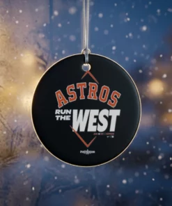 houston astros nike 2026 al west division champions run the west ornament