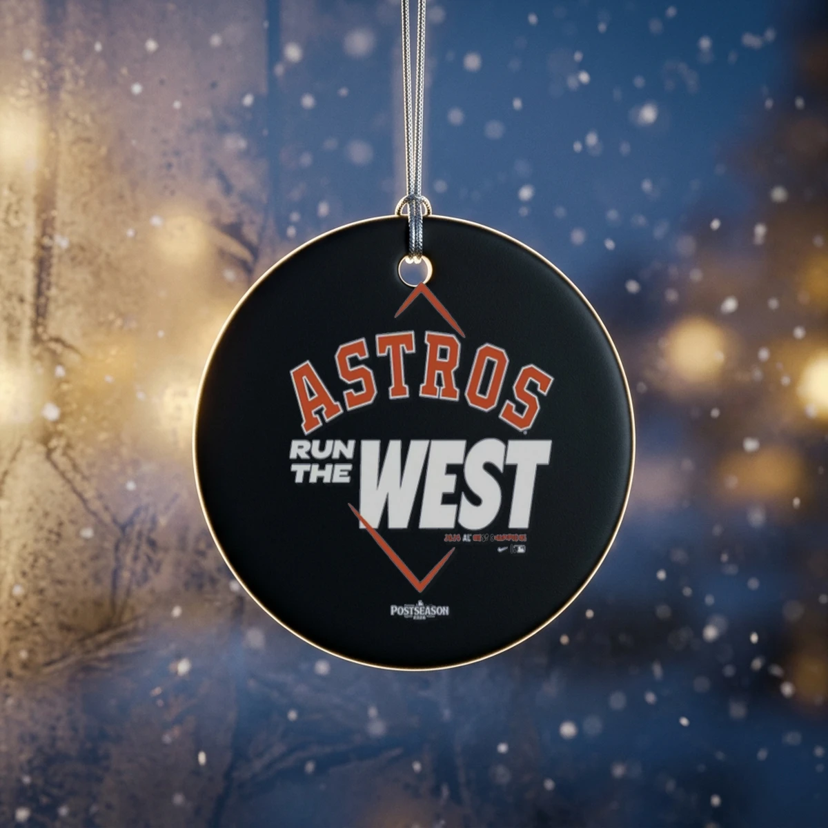 houston astros nike 2026 al west division champions run the west ornament houston astros nike 2026 al west division champions run the west ornament