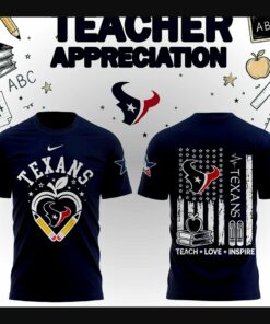 houston texans teacher appreciation 2026 3d t shirt 1