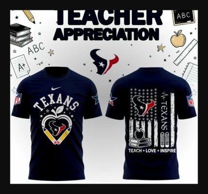 houston texans teacher appreciation 2026 3d t shirt 1