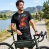 i am something paper rex black tshirt gravel bike