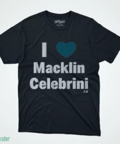 i heart macklin celebrini t shirt