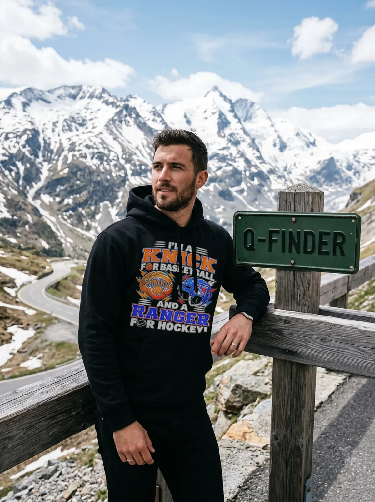 i m a knick for basketball and a ranger for hockey 2026 helmet black hoodie alpine pass i m a knick for basketball and a ranger for hockey 2026 helmet black hoodie alpine pass