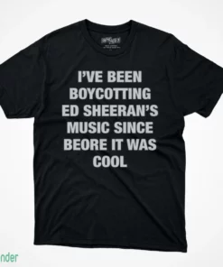i ve been boycotting es music since before it was cool graphic t shirt 1