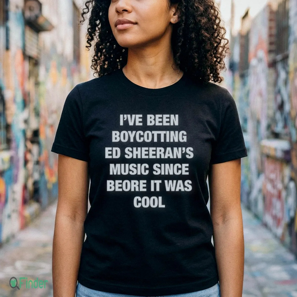I'Ve Been Boycotting ES Music Since Before It Was Cool Graphic T-Shirt - Design Preview