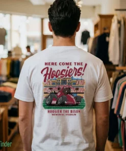 indiana hoosier the bison race car t shirt 1