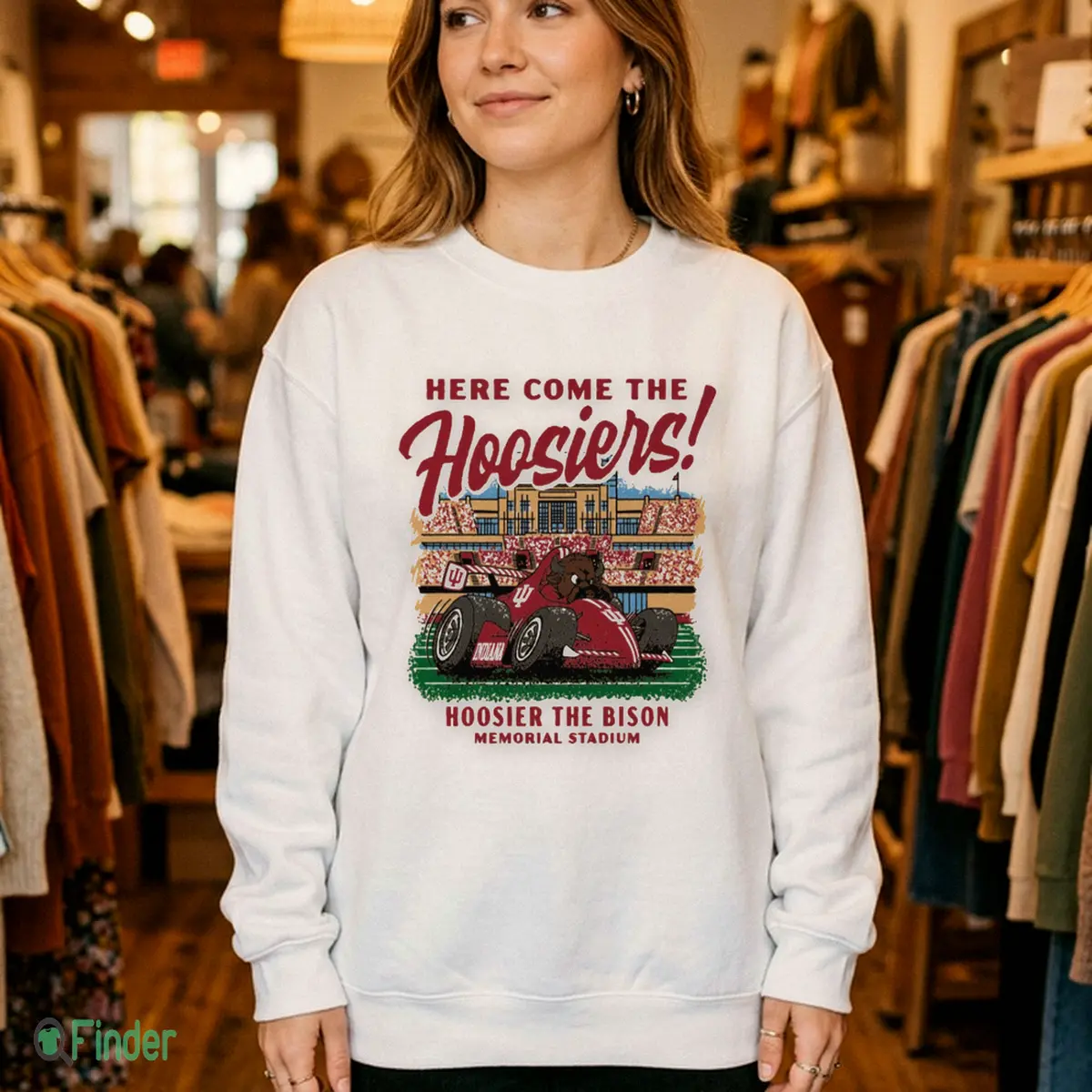 indiana hoosier the bison race car t shirt 4 indiana hoosier the bison race car t shirt 4