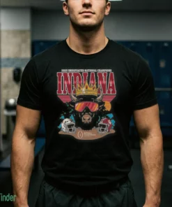 indiana hoosiers 2025 cfp national champs bison crown shirt 1
