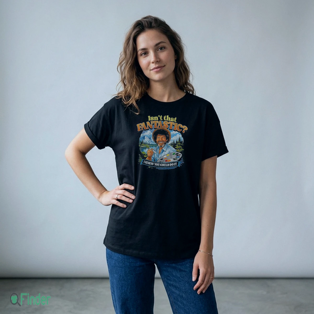 Isn'T That Fantastic Bob Ross T-Shirt Hoodie - Design Preview
