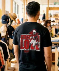 jeremiyah love arizona cardinals nfl 4 football player running tshirt black male back