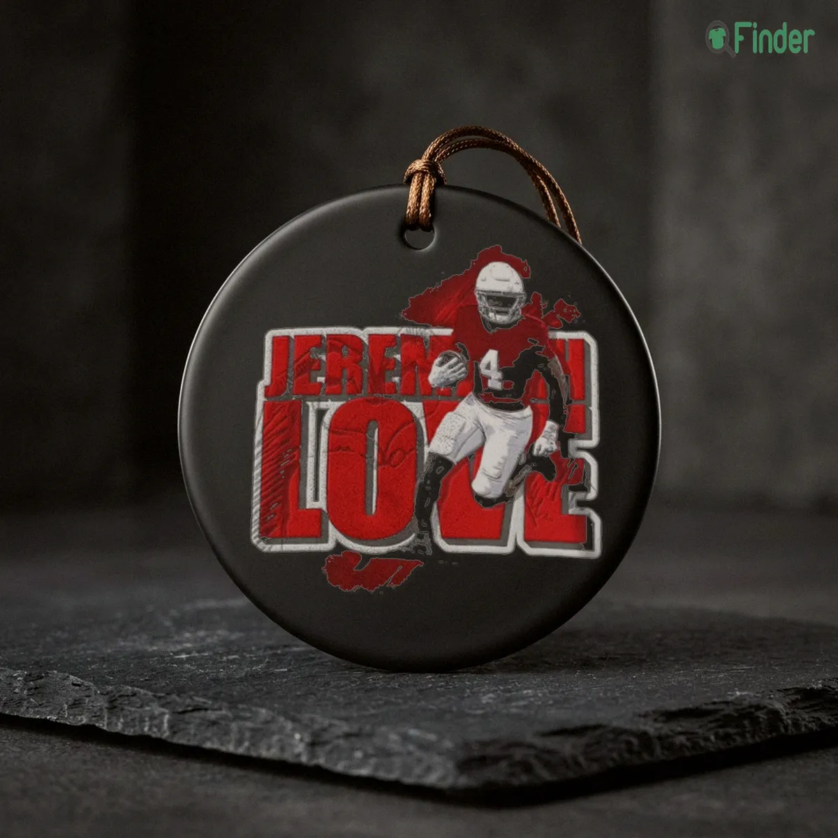 Jeremiyah Love Arizona Cardinals NFL 4 Football Player Running With Ball Shirt - Design Preview