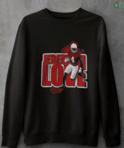 jeremiyah love arizona cardinals nfl 4 football player running with ball sweatshirt