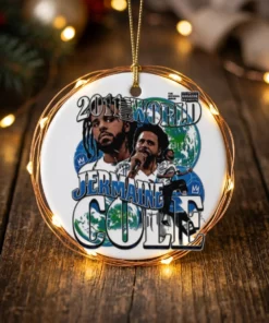 jermaine cole world 2011 nice guy mean flow graphic ornament