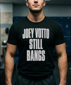 joey votto still bangs tshirt black male3