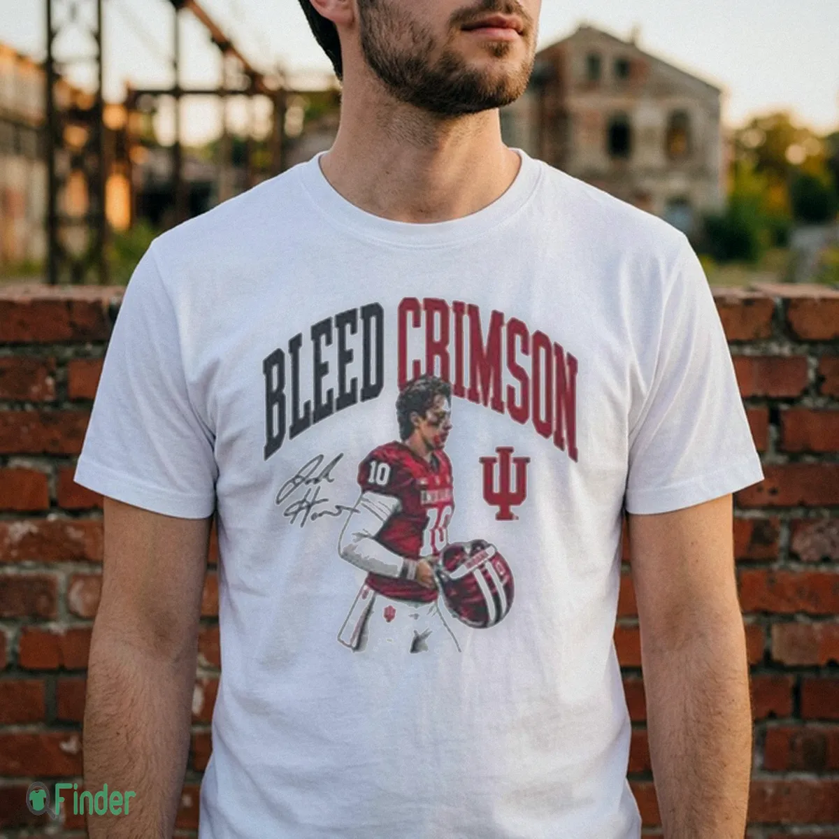 Josh Hoover Bleed Crimson Shirt - Design Preview