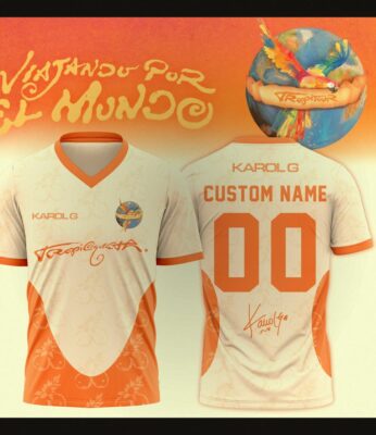 karol g nos vamos de tour custom name baseball jersey 1