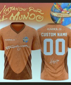 karol g nos vamos de tour personalized name fan jersey 1