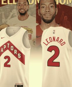 kawhi leonard 2 toronto raptors welcome home white basketball jersey 1 1