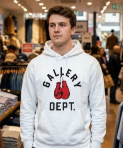 kenneth walker gallery dept boxing mock hoodie white