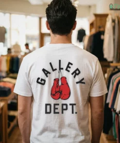 kenneth walker gallery dept boxing tshirt white male back
