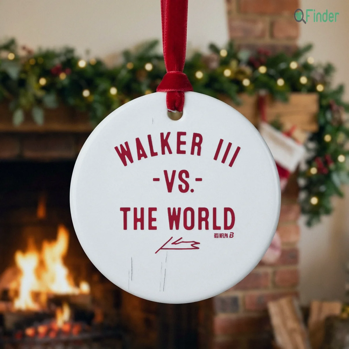kenneth walker iii vs the world ornament kenneth walker iii vs the world ornament