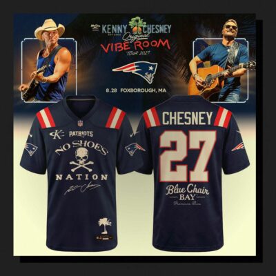 kenny chesney the original vibe room tour 2027 new england ne football jersey 1