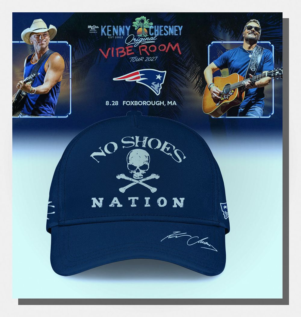 Kenny Chesney The Original Vibe Room Tour 2027 New England NE Football Jersey - Design Preview