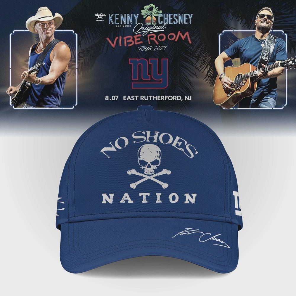 Kenny Chesney The Original Vibe Room Tour 2027 New York NYG Football Jersey - Design Preview