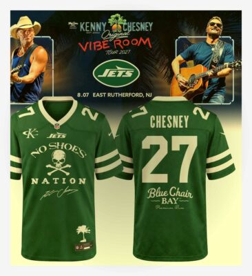kenny chesney the original vibe room tour 2027 new york nyj football jersey 1