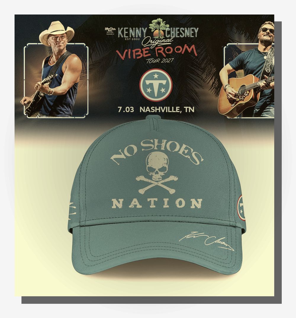 Kenny Chesney The Original Vibe Room Tour 2027 Tennessee TEN Football Jersey - Design Preview