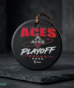 las vegas aces wnba playoff bound 2026 logo ceramic ornament