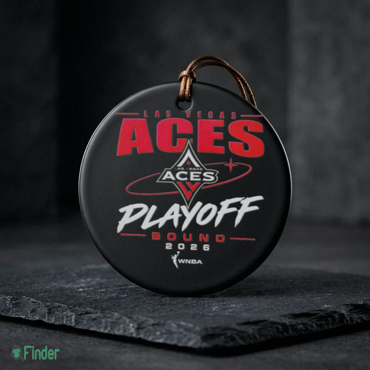 las vegas aces wnba playoff bound 2026 logo ceramic ornament las vegas aces wnba playoff bound 2026 logo ceramic ornament