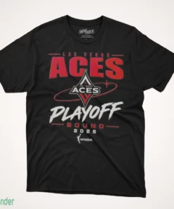 las vegas aces wnba playoff bound 2026 logo t shirt