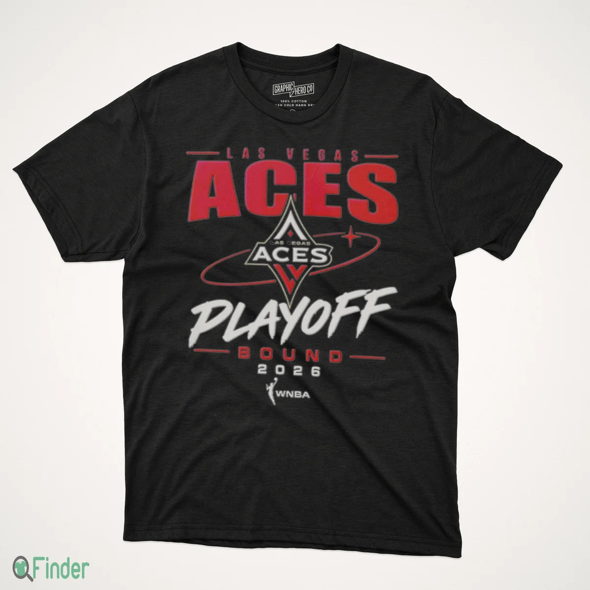 Las Vegas Aces WNBA Playoff Bound 2026 logo T-Shirt - Design Preview