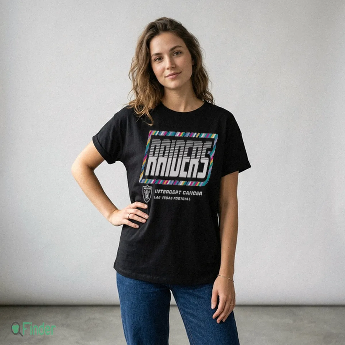 Las Vegas Raiders 2026 Crucial Catch Intercept Cancer Football Fan Game Day Shirt - Design Preview