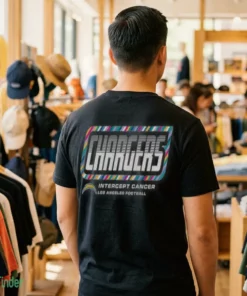 los angeles chargers 2026 crucial catch intercept cancer football fan game day shirt 1