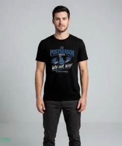 los angeles dodgers 2026 win our way mlb posteason black tshirt male 1