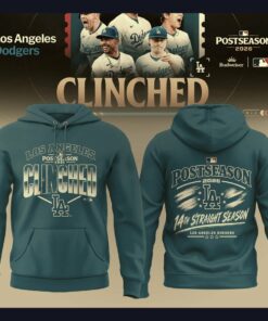 los angeles dodgers clinched 2026 nl west champions pullover hoodie 1 1