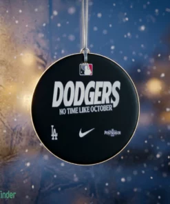 los angeles dodgers no time like october 2026 mlb postseason ornament 1