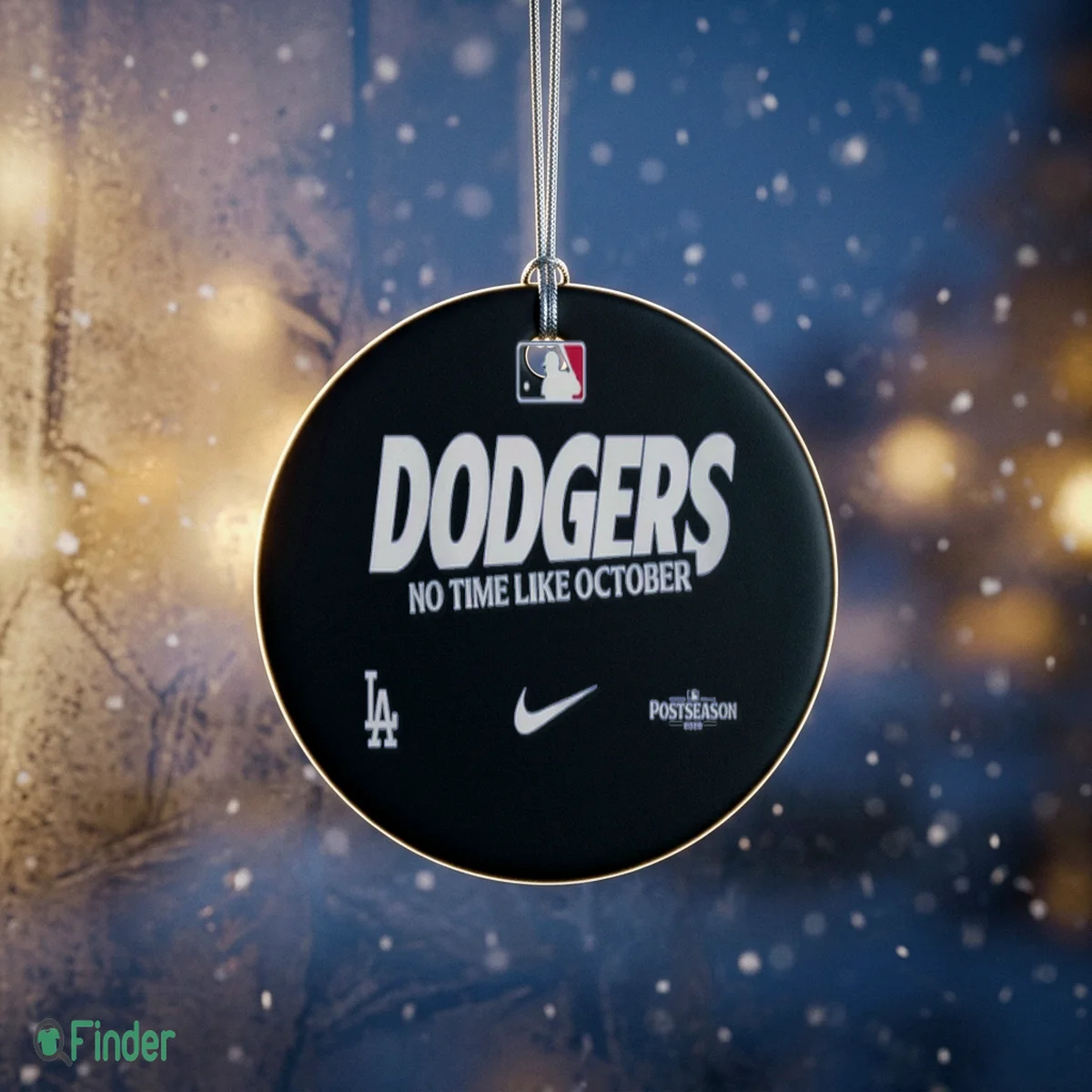 Los Angeles Dodgers Nike 2026 MLB Postseason T-Shirt Ornament - Design Preview