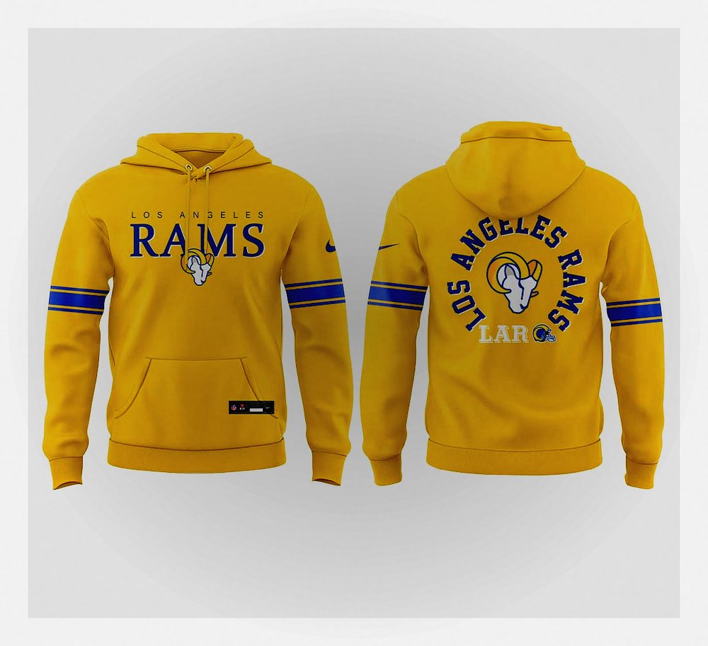 Los Angeles Rams Classic Sol 2026 3D Hoodie - Design Preview