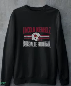louisville football lincoln kienholz helmet hero sweatshirt