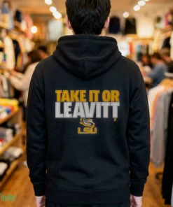 lsu football sam leavitt take it or leavitt shirt 3