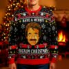 magnum pi tom selleck merry magnum christmas ugly christmas sweatshirt 1