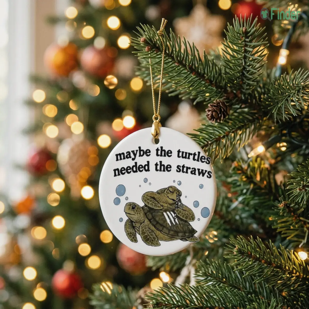 maybe the turtles needed the straws ornament maybe the turtles needed the straws ornament